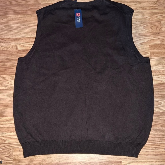 Chaps Brown Vest - Picture 2 of 3
